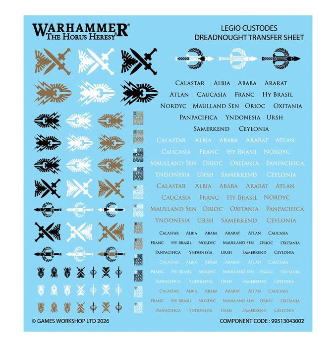 Collectible Miniature Games Games Workshop - Warhammer The Horus Heresy - Legio Custodes Battle Group - 31-167 - Cardboard Memories Inc.