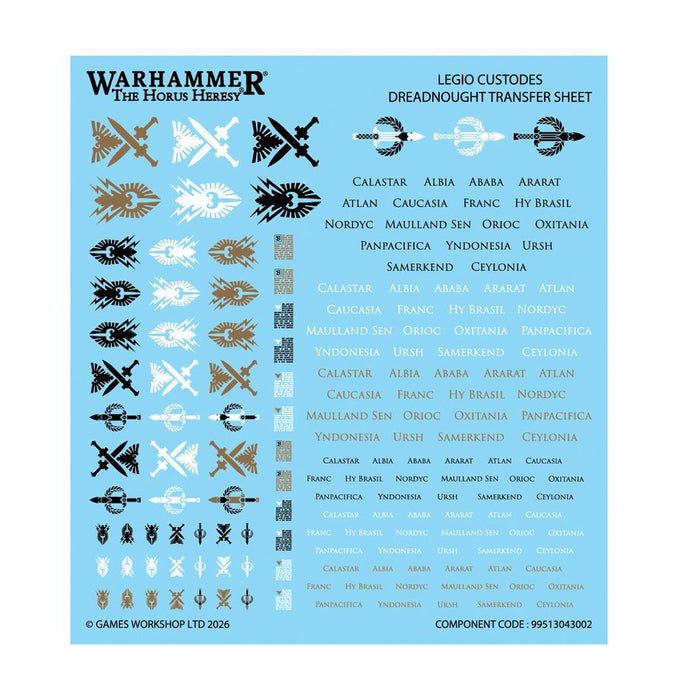 Collectible Miniature Games Games Workshop - Warhammer The Horus Heresy - Legio Custodes Support Battle Group - 31-187 - Cardboard Memories Inc.