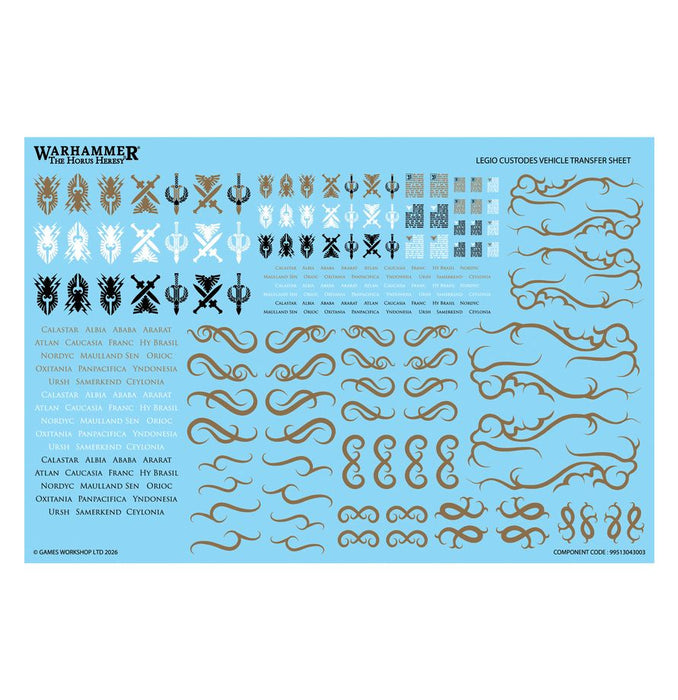 Collectible Miniature Games Games Workshop - Warhammer The Horus Heresy - Legio Custodes Support Battle Group - 31-187 - Cardboard Memories Inc.