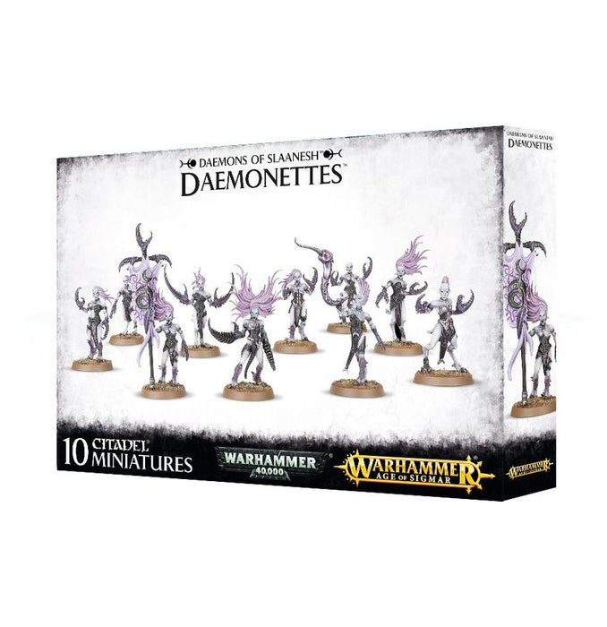 Collectible Miniature Games Games Workshop - Warhammer Age of Sigmar - Hedonites of Slaanesh - Daemonettes - 97-09 - Cardboard Memories Inc.