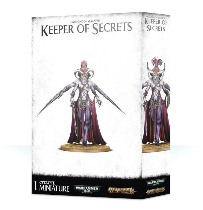 Collectible Miniature Games Games Workshop - Warhammer Age of Sigmar - Hedonites of Slaanesh - Keeper of Secrets - 97-06 - Cardboard Memories Inc.