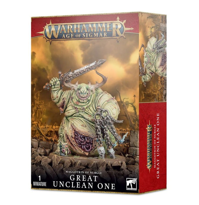 Collectible Miniature Games Games Workshop - Warhammer Age of Sigmar - Maggotkin of Nurgle - Great Unclean One - 83-41 - Cardboard Memories Inc.