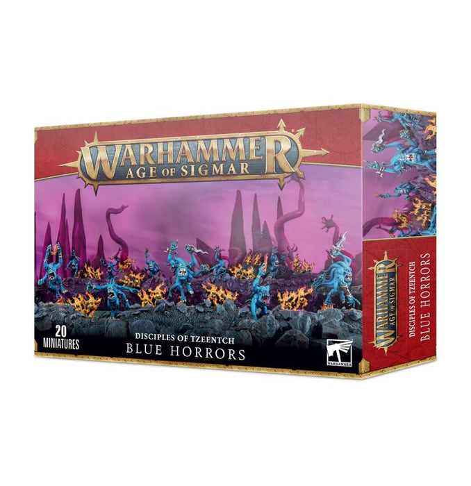 Collectible Miniature Games Games Workshop - Warhammer Age of Sigmar - Disciples of Tzeentch - Blue Horrors - 97-30 - Cardboard Memories Inc.