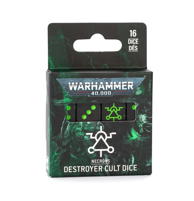 Collectible Miniature Games Games Workshop - Warhammer 40K - Necrons Destroyer Cult - Dice Set - 49-47 - Cardboard Memories Inc.