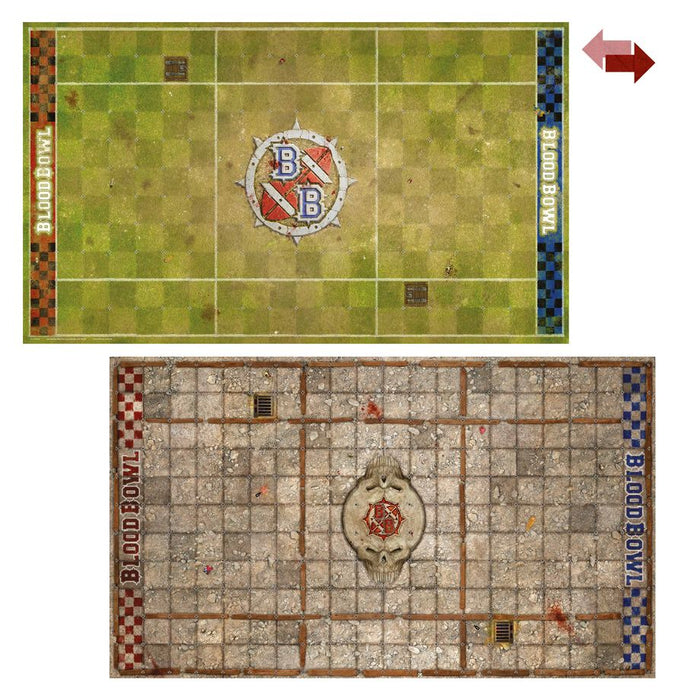 Comic Books Games Workshop - Blood Bowl - Sevens Pitch - Double-sided Pitch and Dugouts - 202-70 - Pre-Order |
Cardboard Memories Inc.
5011921282098