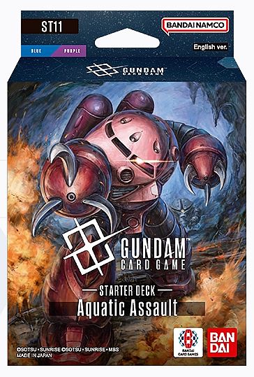 collectible card game Bandai - Gundam Card Game - ST-11 - Aquatic Assault - Starter Deck - Cardboard Memories Inc.