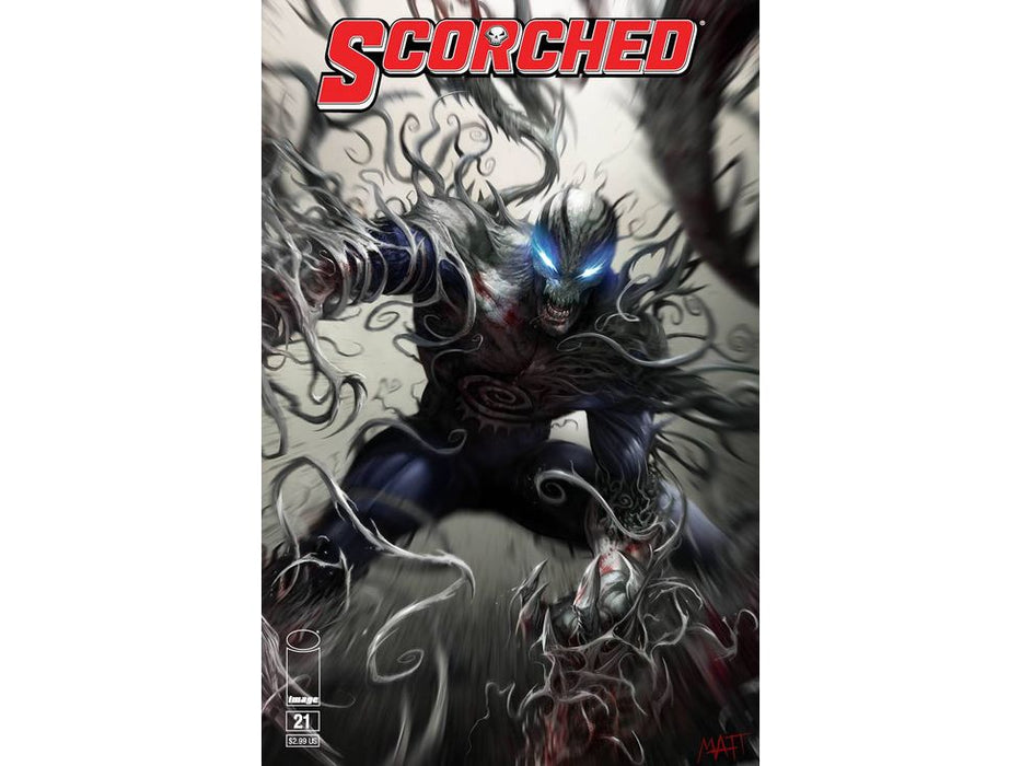 Comic Books Image Comics - Spawn Scorched 021 (Cond. VF-) CVR B Variant - 18561 - Cardboard Memories Inc.