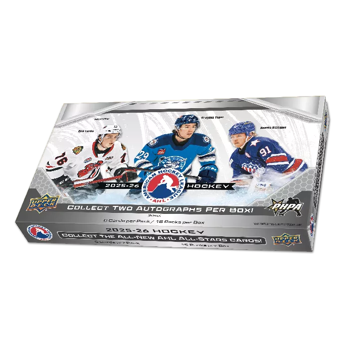 Sports Cards Upper Deck - 2025-26 - Hockey - AHL - Hobby Box - Cardboard Memories Inc.