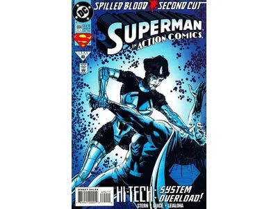 Comic Books DC Comics - Action Comics 694 (Cond. VF-) - 17045 - Cardboard Memories Inc.