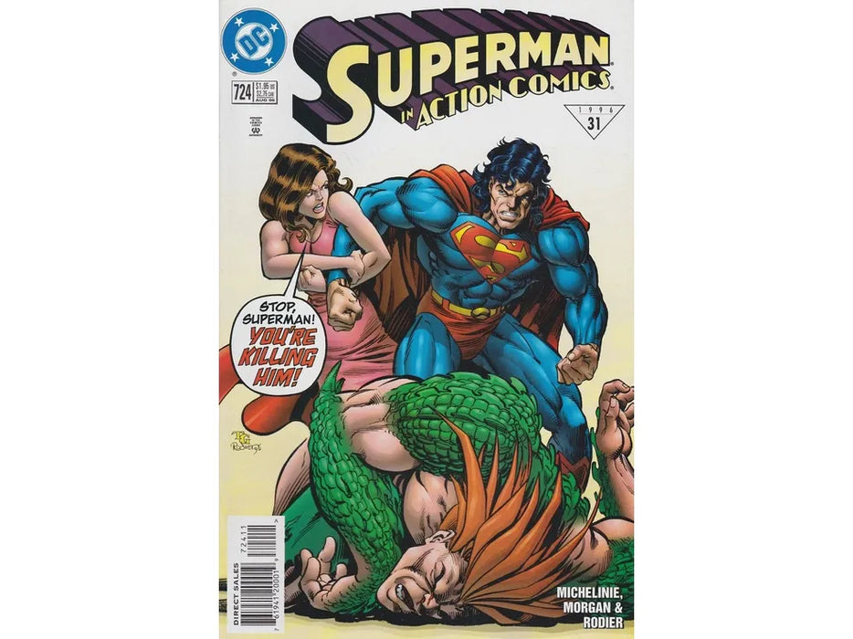 Comic Books DC Comics - Action Comics 724 (Cond. VF-) - 17038 - Cardboard Memories Inc.