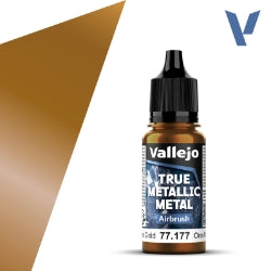 Acrylicos Vallejo - True Metallic Metal - Airbrush - Arcane Gold - 77 177