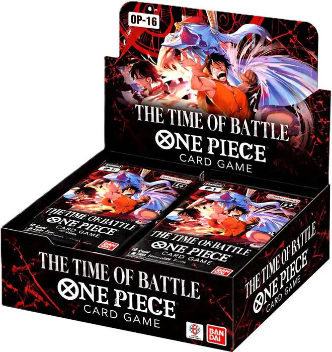 collectible card game Bandai - One Piece Card Game - OP-16 - The Time of Battle - Booster Box - Pre-Order June 12th 2026 - Cardboard Memories Inc.