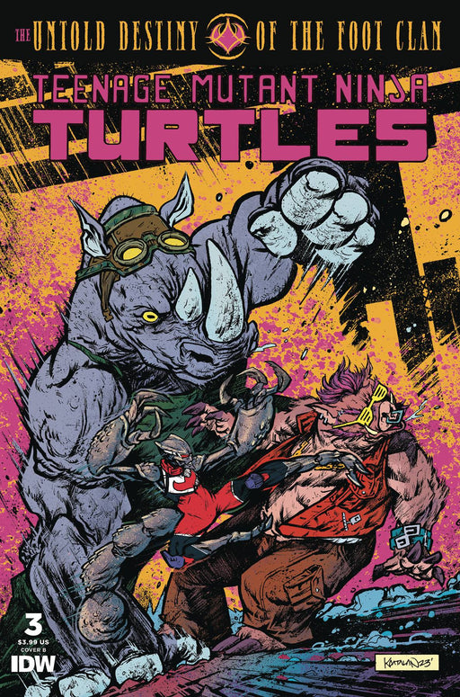 Comic Books IDW - TMNT Untold Destiny of the Foot Clan 003 (Cond. VF-) Cover B - 21537 - Cardboard Memories Inc.