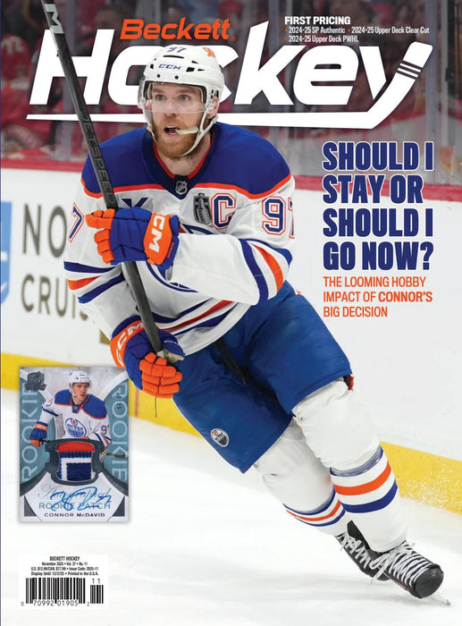 Magazine Beckett - Hockey Price Guide - November 2025 - Vol 37 - No. 11 - Cardboard Memories Inc.