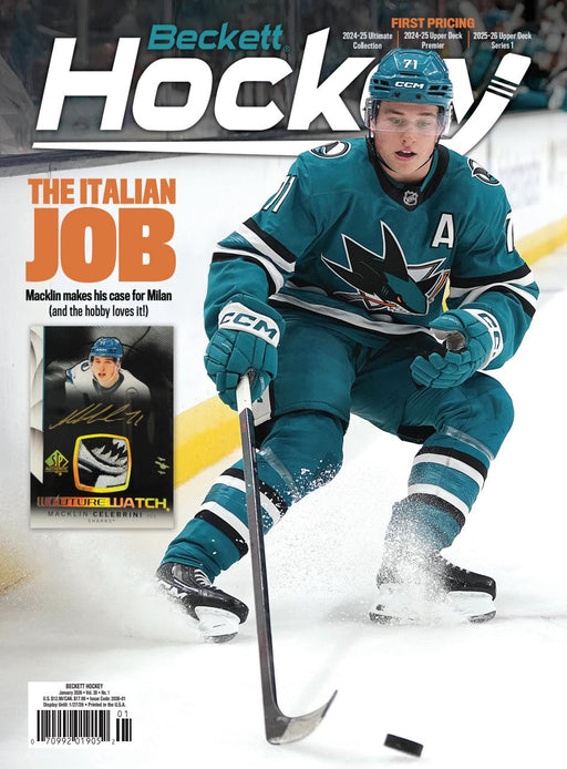 Magazine Beckett - Hockey Price Guide - January 2026 - Vol 37 - No. 01 - Cardboard Memories Inc.