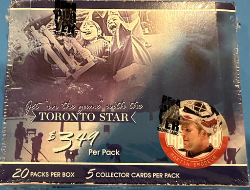 Sports Cards In the Game - 2003-04 - Hockey - Toronto Star - Retail Box - Martin Brodeur Variant - Cardboard Memories Inc.