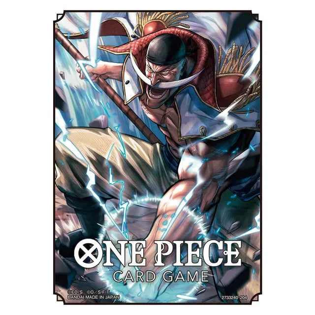 Bandai - One Piece Card Game - White Beard - Card Sleeves - Standard 7 Cardboard Memories Inc. Bandai - One Piece Card Game - White Beard - Card Sleeves - Standard 7 Cardboard Memories Inc.