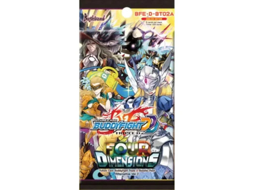 Trading Card Games Bushiroad - Buddyfight Triple D - Four Dimensions - BFE-D-BT02A - Booster pack - Cardboard Memories Inc.