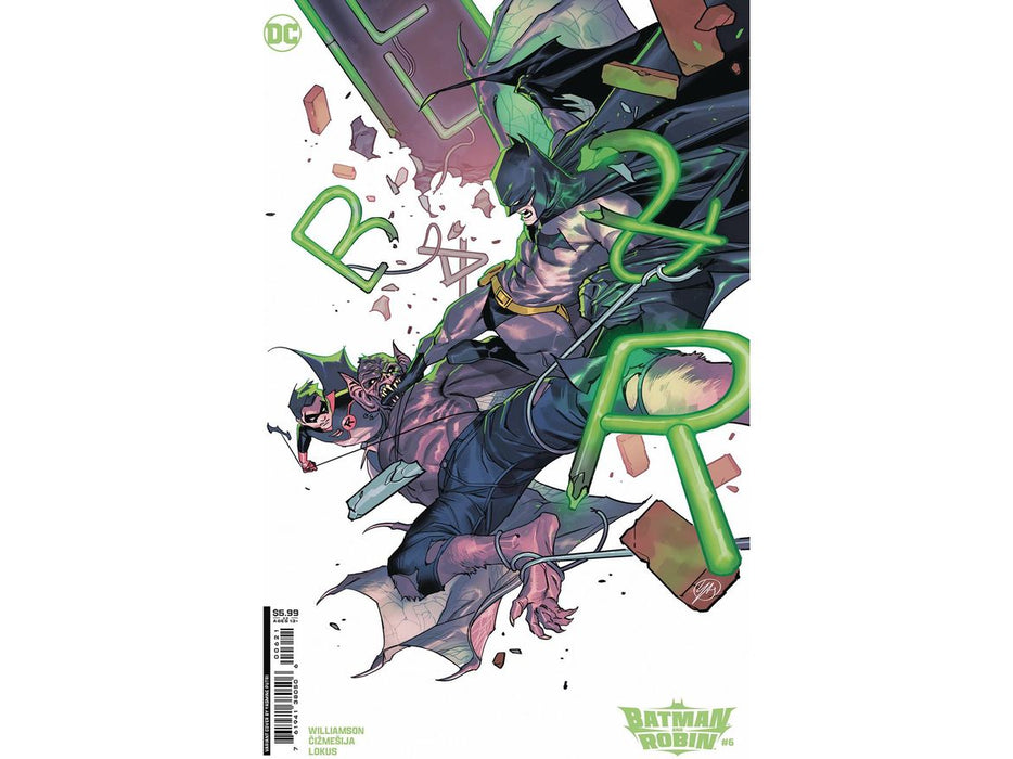 Comic Books DC Comics - Batman and Robin 006 (Cond. VF-) - Yasmine Putri Card Stock Variant Edition 20894 - Cardboard Memories Inc.