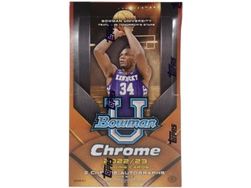 Sports Cards Topps - 2022-23 - Chrome - Basketball - Bowman University - Hobby Box - Cardboard Memories Inc.