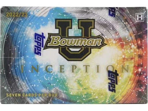 Sports Cards Topps - 2022-23 - Multi Sports - Bowman University - Inception - Hobby Box - Cardboard Memories Inc.
