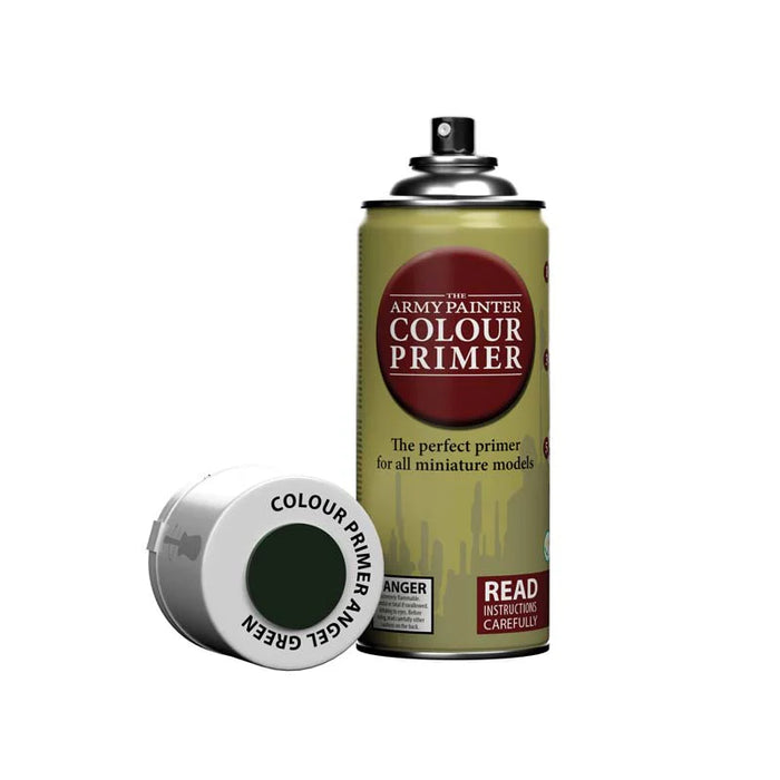 Paints and Paint Accessories Army Painter - Colour Primer - Angel Green - Paint Spray - Cardboard Memories Inc.