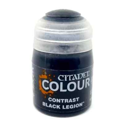 Paints and Paint Accessories Citadel Contrast Paint - Black Legion - 29-45 - Cardboard Memories Inc.
