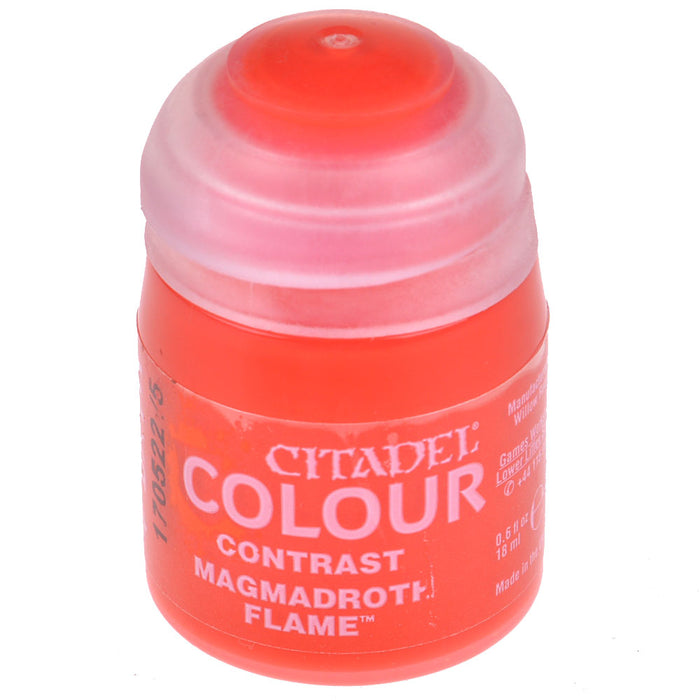 Paints and Paint Accessories Citadel Contrast Paint - Magmadroth Flame - 29-68 - Cardboard Memories Inc.