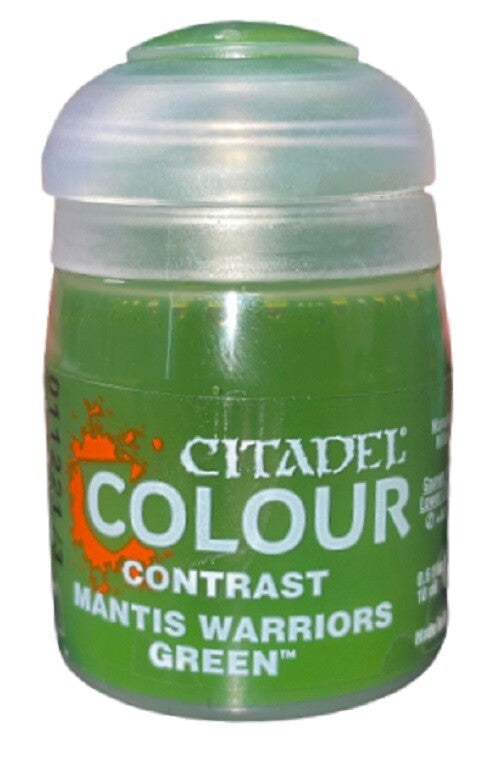 Paints and Paint Accessories Citadel Contrast Paint - Mantis Warriors Green - 29-47 - Cardboard Memories Inc.