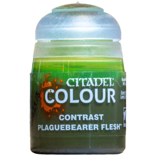 Paints and Paint Accessories Citadel Contrast Paint - Plaguebearer Flesh - 29-42 - Cardboard Memories Inc.