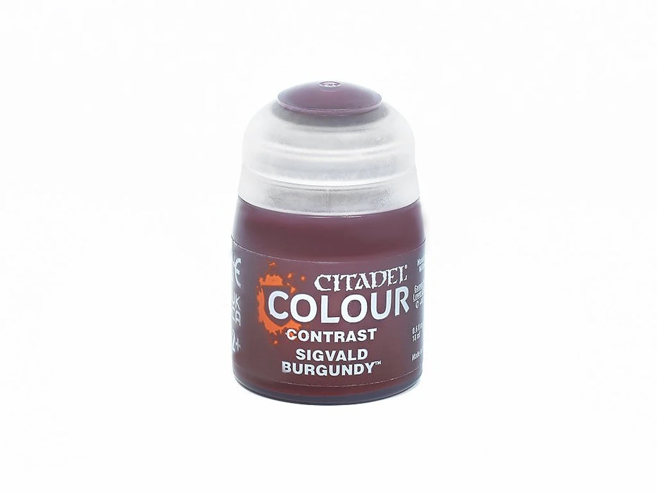 Paints and Paint Accessories Citadel Contrast Paint - Sigvald Burgundy - 29-64 - Cardboard Memories Inc.