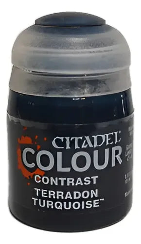 Paints and Paint Accessories Citadel Contrast Paint - Terradon Turquoise - 29-43 - Cardboard Memories Inc.