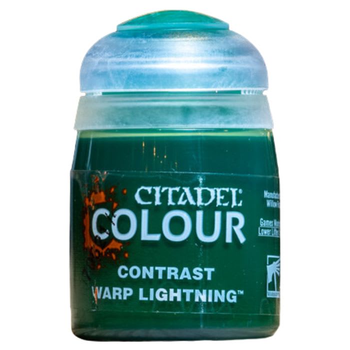 Paints and Paint Accessories Citadel Contrast Paint - Warp Lightning - 29-40 - Cardboard Memories Inc.