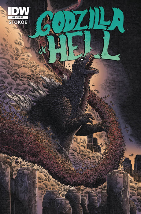 Comic Books, Hardcovers & Trade Paperbacks IDW - Godzilla - 70th Anniversary Foil Classics Godzilla in Hell (2025) 001 (Cond. VF-) - 22665 - Cardboard Memories Inc.