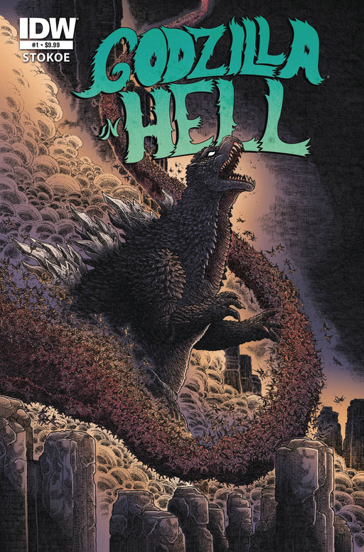Comic Books, Hardcovers & Trade Paperbacks IDW - Godzilla - 70th Anniversary Foil Classics Godzilla in Hell (2025) 001 (Cond. VF-) - 22665 - Cardboard Memories Inc.