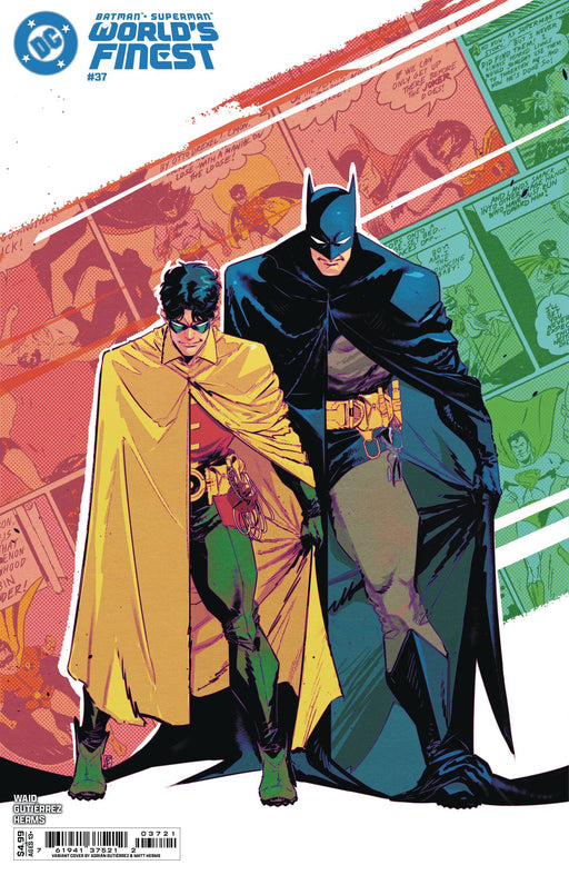 Comic Books DC Comics - Batman Superman Worlds Finest (2022) 037 - Adrian Gutierrez Card Stock Variant Edition (Cond. VF-) - 22610 - Cardboard Memories Inc.