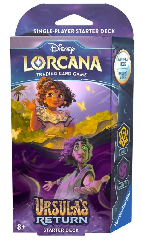 Trading Card Games Disney - Lorcana - Ursula's Return - Starter Deck - Amber & Amethyst - Mirabel & Bruno - Cardboard Memories Inc.