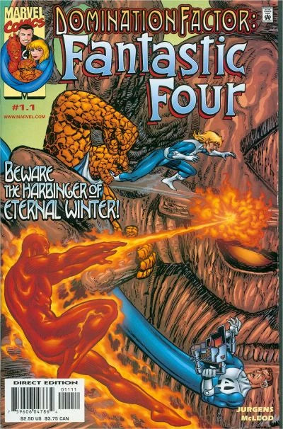 Comic Books Marvel Comics - Domination Factor Fantastic Four 001 (Cond. FN) 22181 - Cardboard Memories Inc.