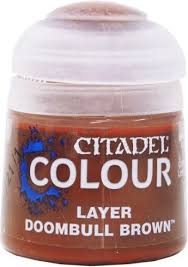 Paints and Paint Accessories Citadel Layer - Doombull Brown 12ml - 22-45 - Cardboard Memories Inc.