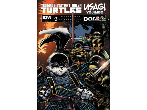 Comic Books IDW - TMNT/Usagi Yojimbo: Wherewhen 03 (Variant A) (Cond. VF-) - 17471 - Cardboard Memories Inc.