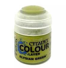 Paints and Paint Accessories Citadel Layer - Elysian Green 12ml - 22-30 (Old Barcode) - Cardboard Memories Inc.