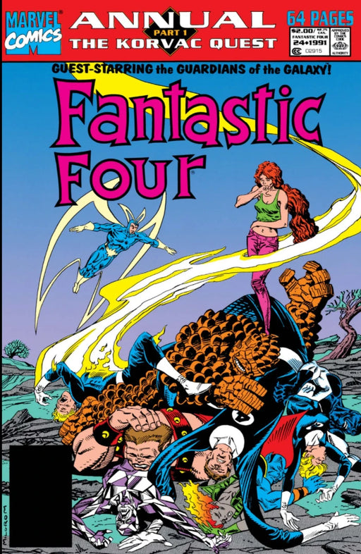 Comic Books Marvel Comics - Fantastic Four (1961 1st Series) Annual 024 (Cond. FN-) 21684 | Cardboard Memories Inc.
