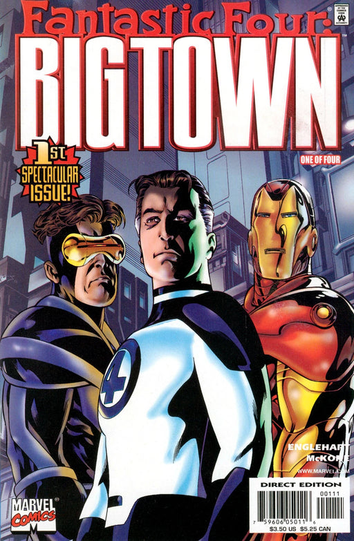 Comic Books Marvel Comics - Fantastic Four Big Town (2001) 001 (Cond. VG-) 21691 | Cardboard Memories Inc. 75960605011600111