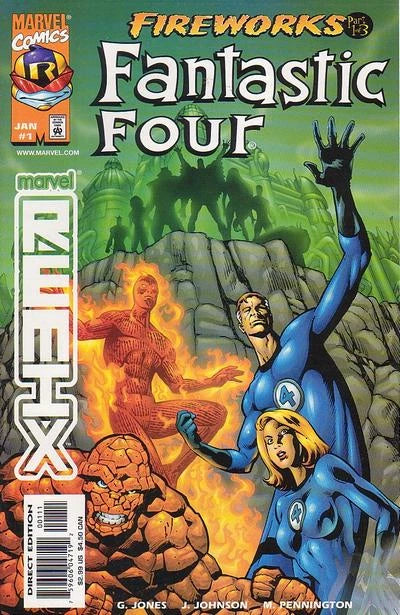 Comic Books Marvel Comics - Marvel Remix Fantastic Four Fireworks (1999) 001 (Cond. FN) 21669 | Cardboard Memories Inc. 75960604719200111