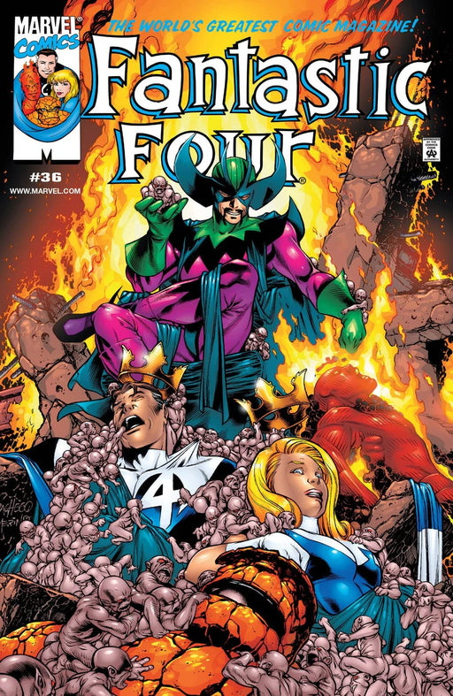 Comic Books Marvel Comics - Fantastic Four (1998 3rd Series) 036 (Cond. VG-) 21593 | Cardboard Memories Inc. 75960604456603611