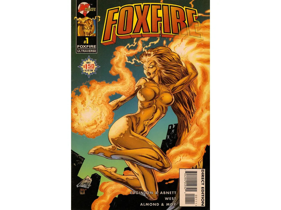 Comic Books Malibu Comics - Foxfire (1996) 001 (Cond. VF-) - 19276 - Cardboard Memories Inc.
