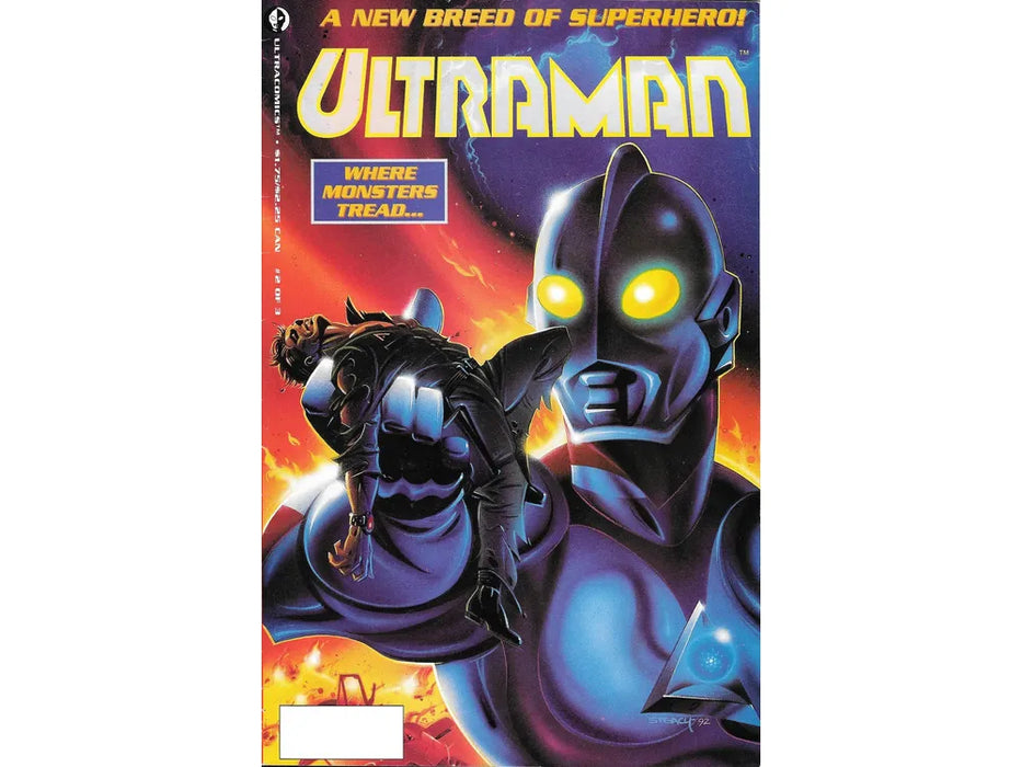 Comic Books Nemesis Comics - Ultraman (1993 1st Series) 002 - Virgin Cover Variant Edition (Cond. VF-) - 19585 - Cardboard Memories Inc.