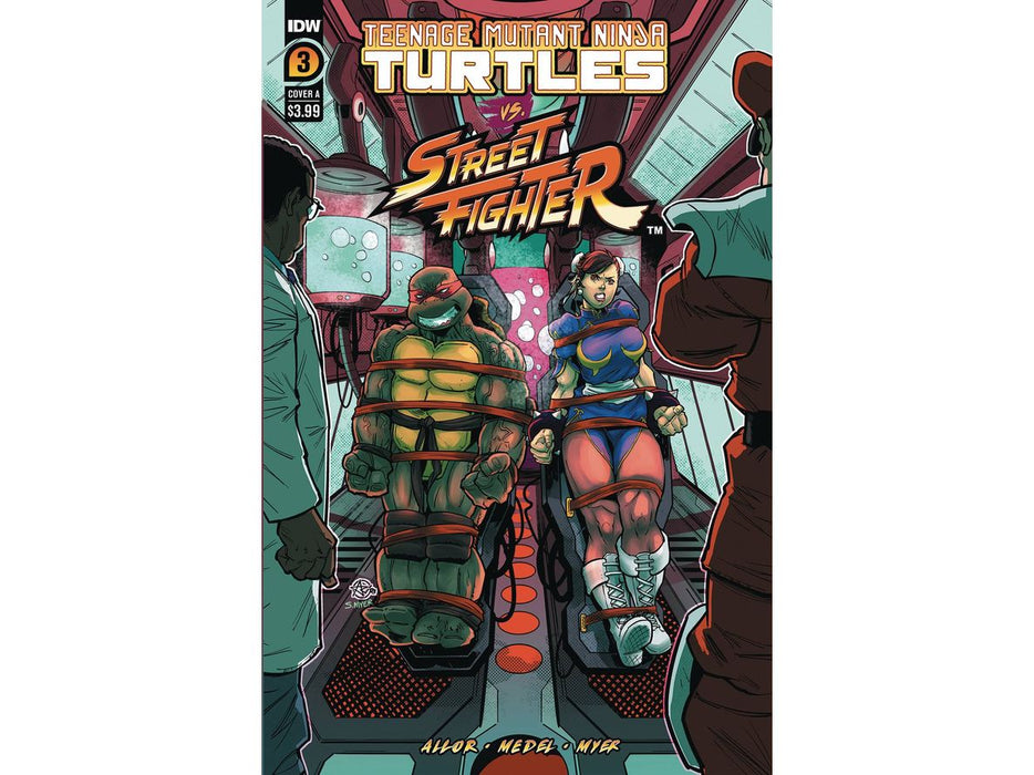 Comic Books IDW - TMNT VS Street Fighter (2023) 003 (of 005) CVR A Medel Variant Edition (Cond VF-) 18438 - Cardboard Memories Inc.
