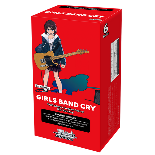 Trading Card Games Bushiroad - Weiss Schwarz - Girls Band Cry - Premium Booster Box - Cardboard Memories Inc.