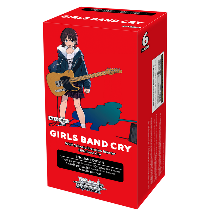 Trading Card Games Bushiroad - Weiss Schwarz - Girls Band Cry - Premium Booster Box - Cardboard Memories Inc.